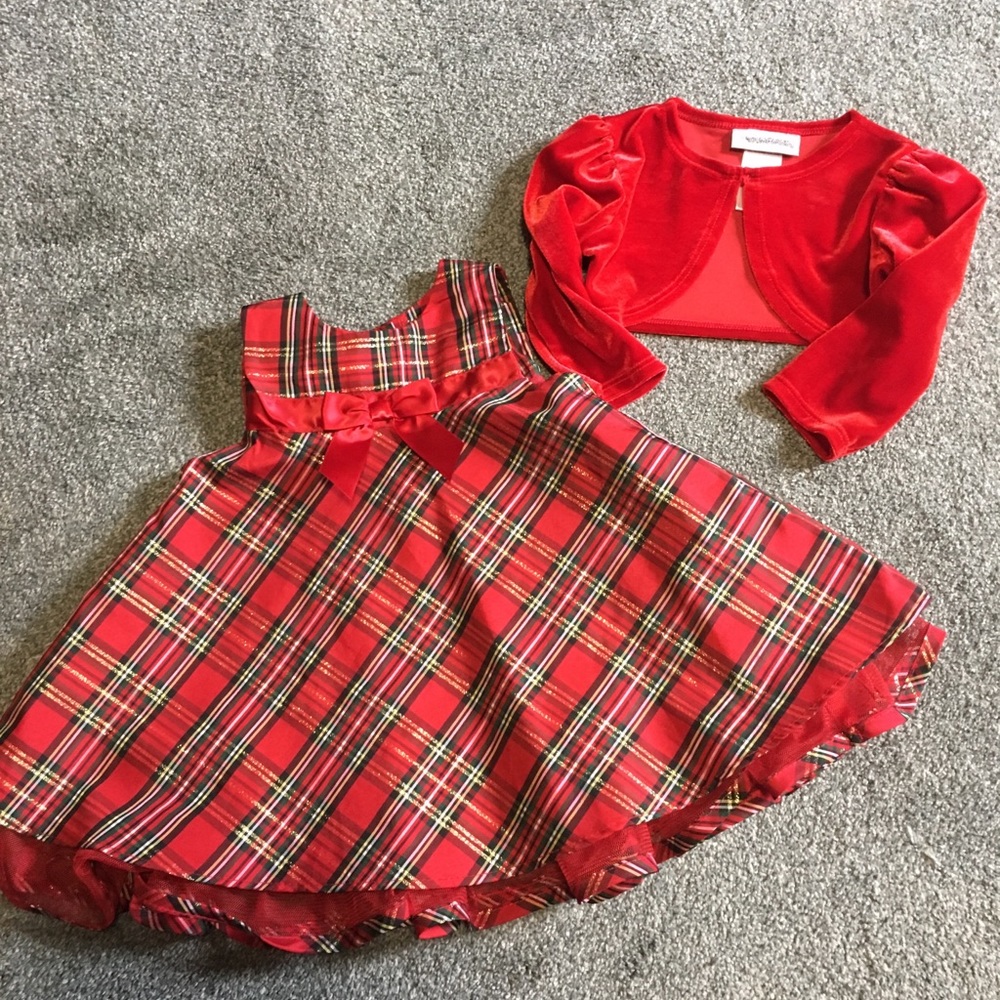 Christmas dress with jacket